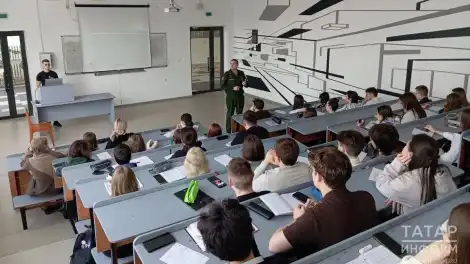 В Казани студентам КГАСУ рассказали о службе по контракту в ВБС - телеканал НТР 24