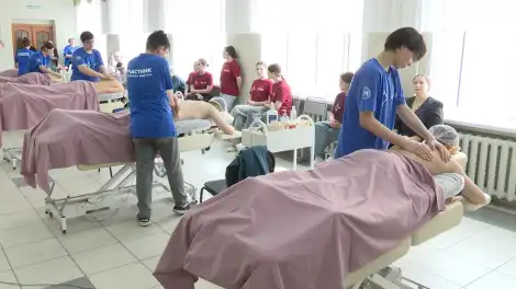 В Нижнекамске выбирали лучшего массажиста среди участников «Абилимпикса» - телеканал НТР 24