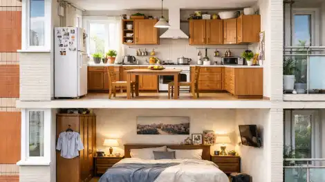 Кухня вместо спальни: в Нижнекамске наказали владельцев квартир за опасную перепланировку - телеканал НТР 24