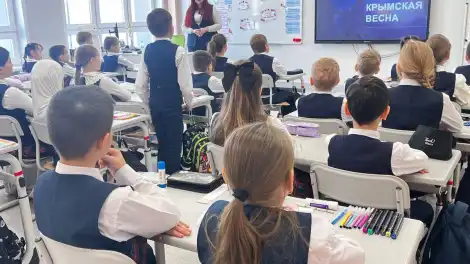 В нижнекамском лицее прошли уроки, посвященные Крымской весне - телеканал НТР 24