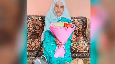 Ветеран Великой Отечественной войны Гамбария Юсупова отметила 95-летие - телеканал НТР 24