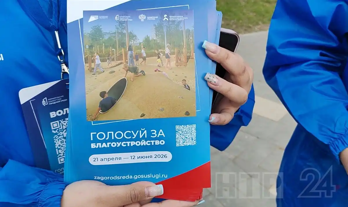 листовка о голосовании за объекты для благоустройства в Нижнекамске