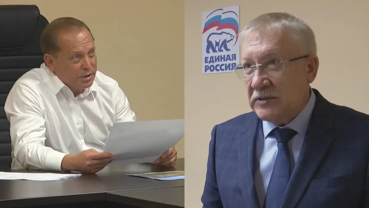 Депутат Государственной думы Айдар Метшин и депутат Государственной думы Олег Морозов