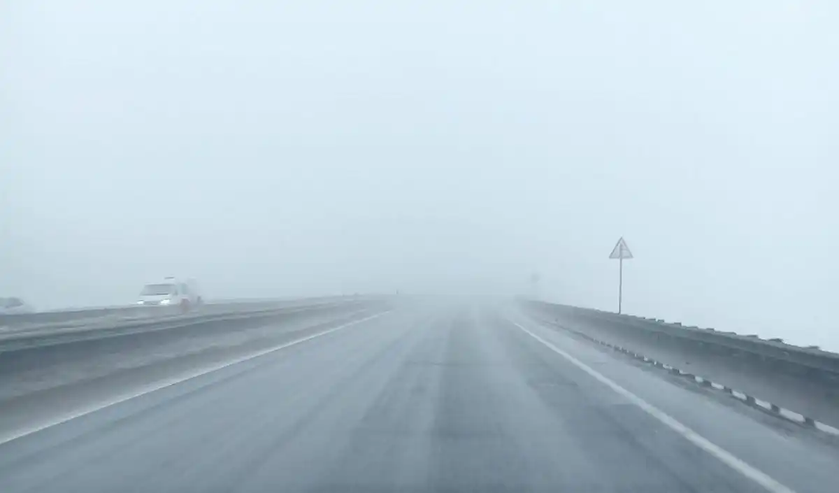 туман на трассе
