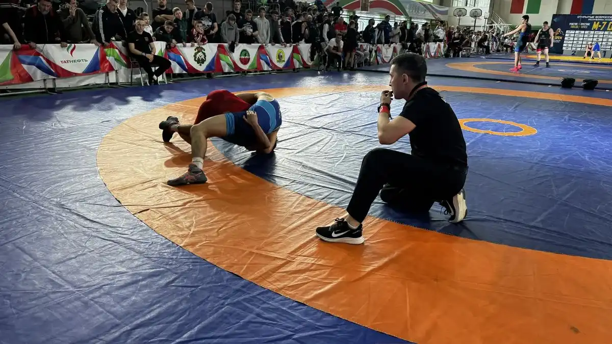 Нижнекамцы взяли четыре медали на турнире по вольной борьбе М-7 OPEN