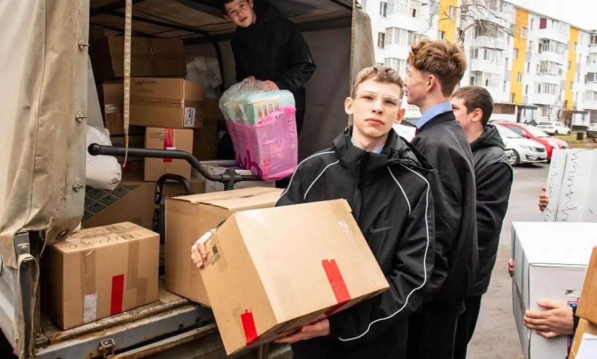 Отправка груза для жителей Лисичанска и Рубежного