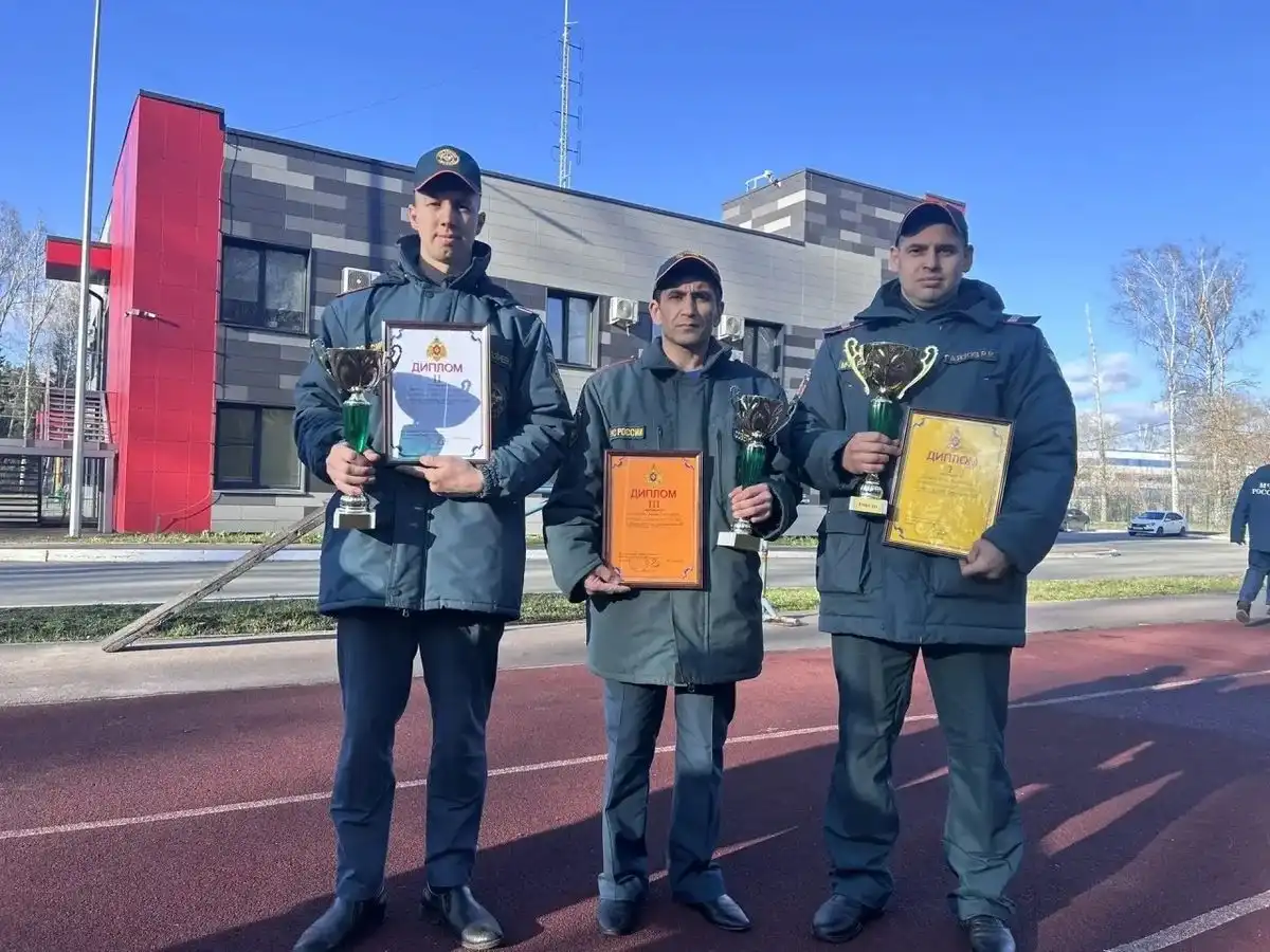 Леонид Советников из Нижнекамска на конкурсе «Лучший пожарный подразделений федеральной противопожарной службы по Республике Татарстан»
