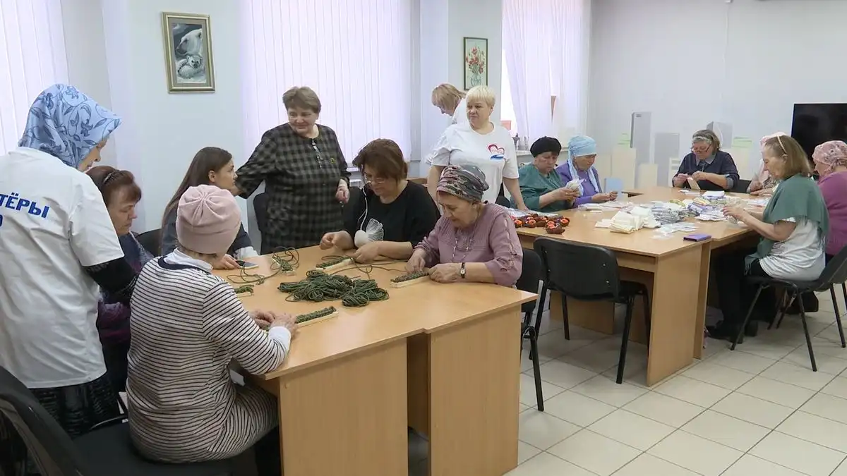 Волонтеры группы «Добрые сердца» в Нижнекамске