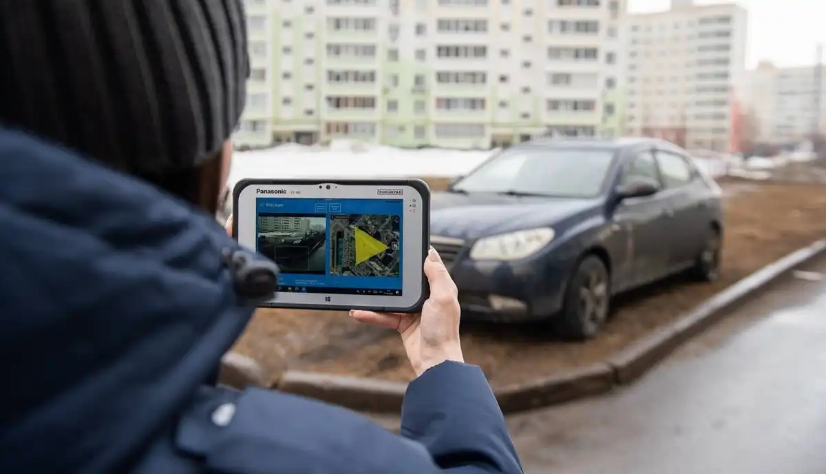 Рейд по припаркованных на газонах машинам в Нижнекамске