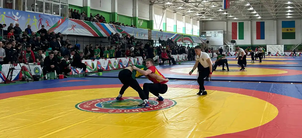 Турнир по борьбе кореш памяти Данила Галеева и молодежный турнир памяти народного артиста Ильгама Шакирова в Нижнекамске в СК Шинник