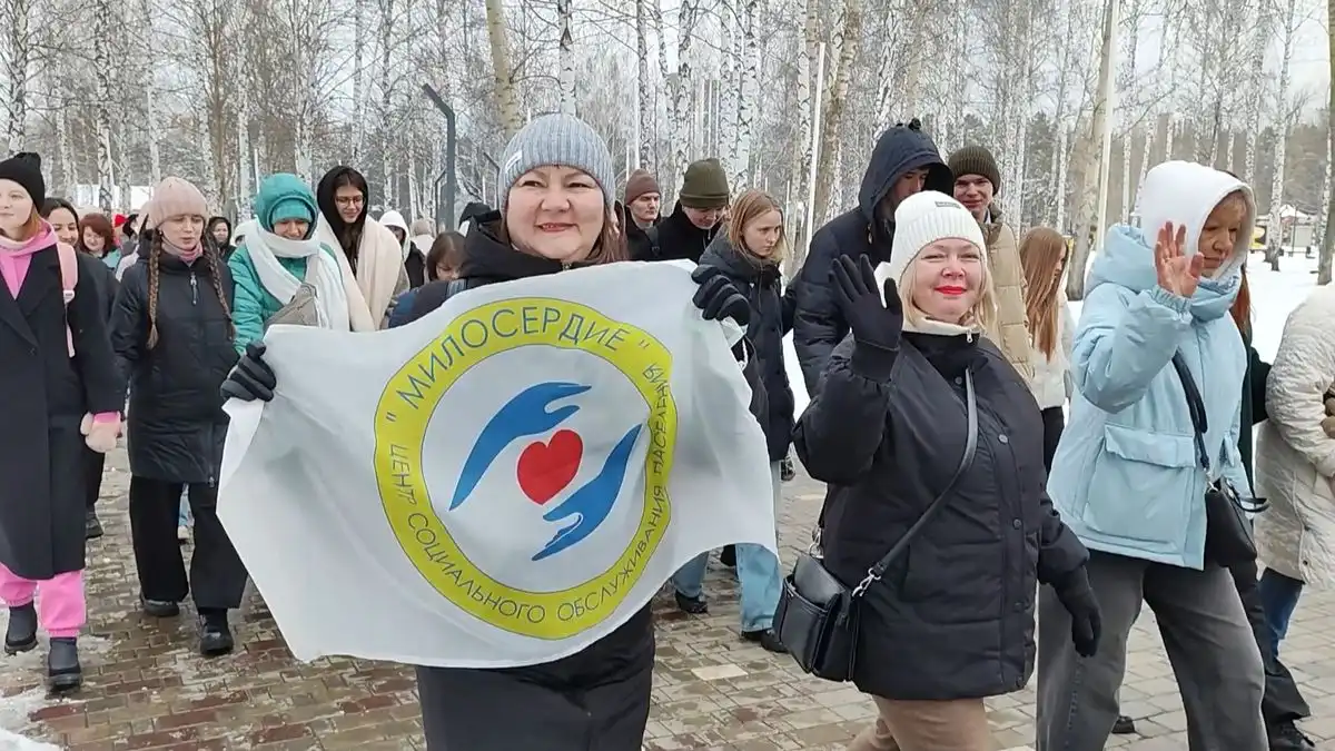 Акция 10 тысяч шагов в Нижнекамске