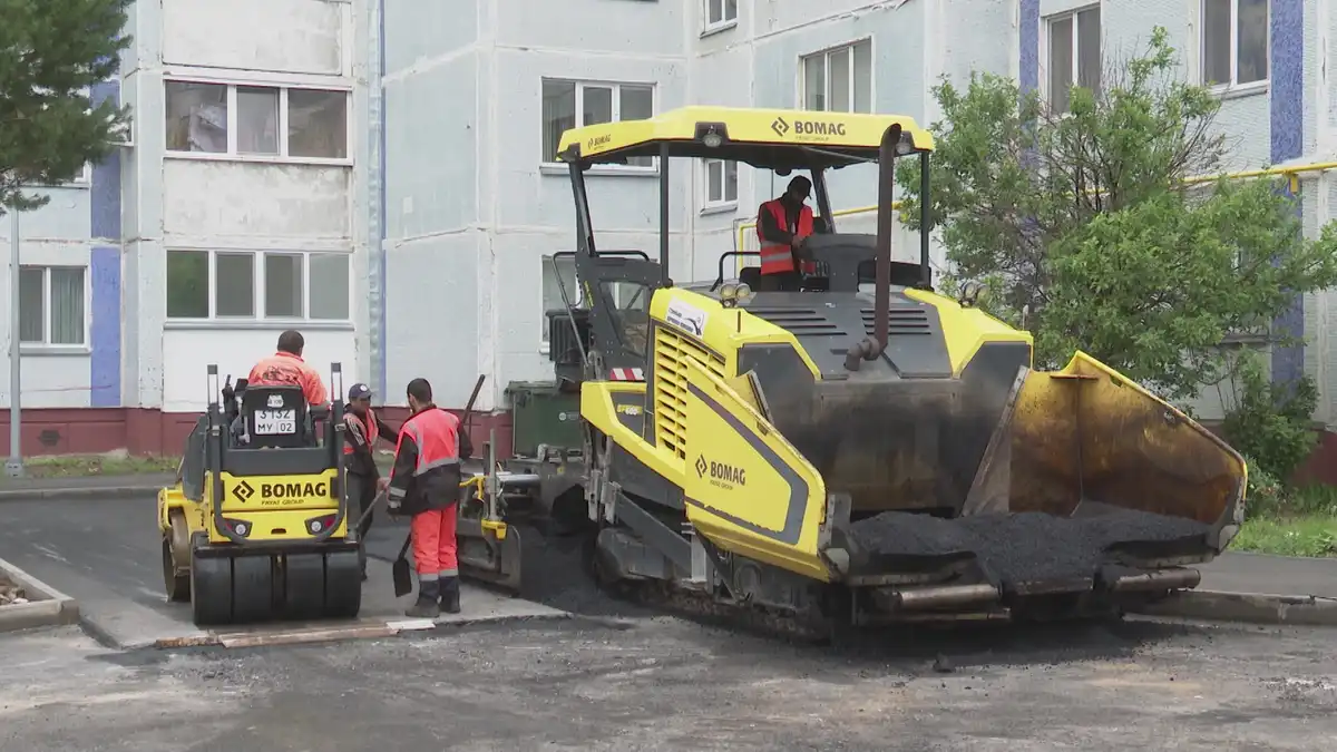 Ремонт двора в Нижнекамске по программе Наш двор
