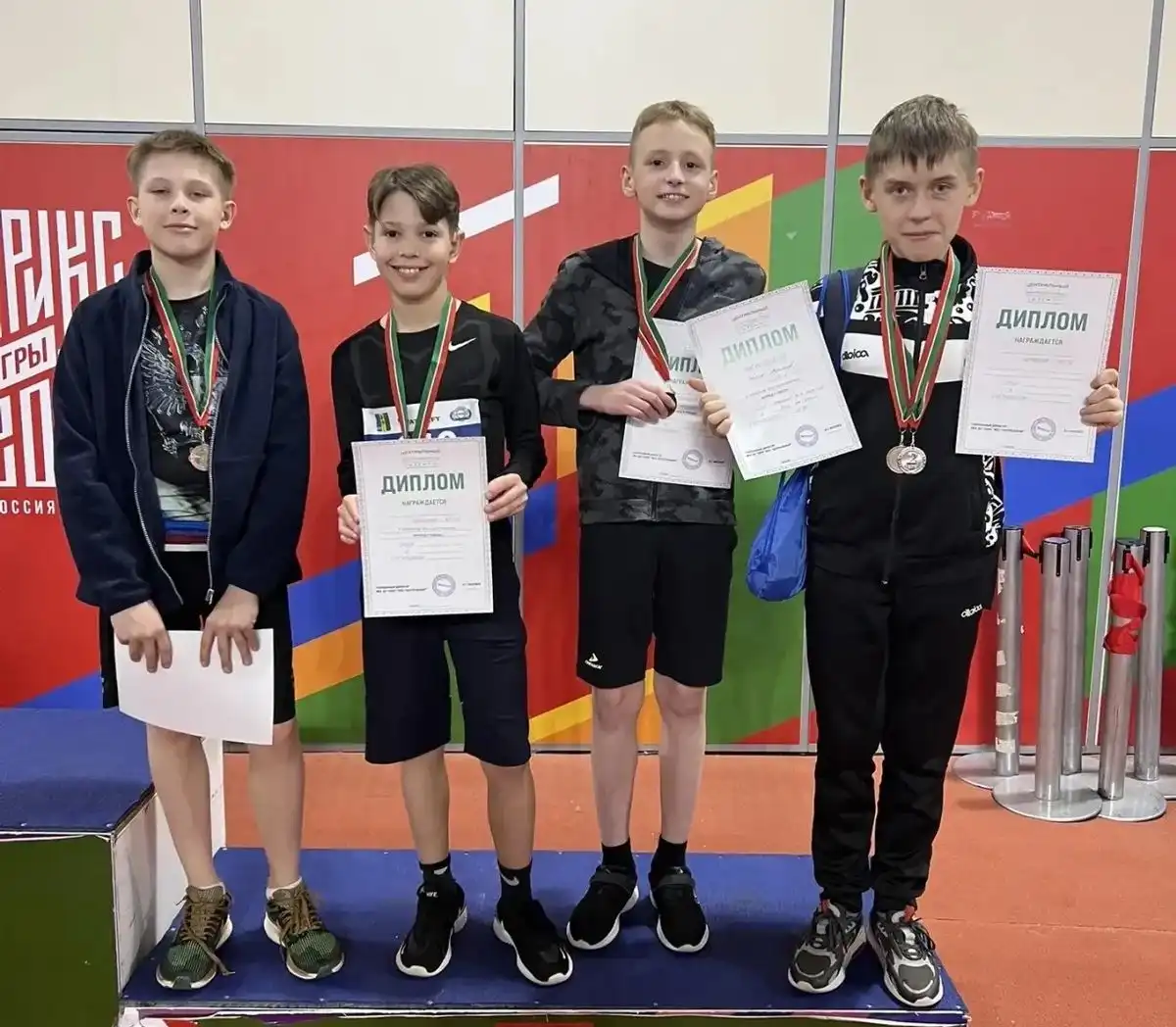 Участники турнира «Вперёд к победе» из Нижнекамска