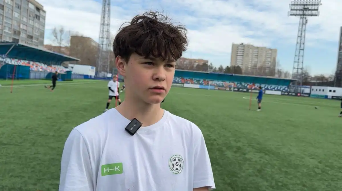 Игрок юношеской команды «Нефтехимик» Нижнекамск