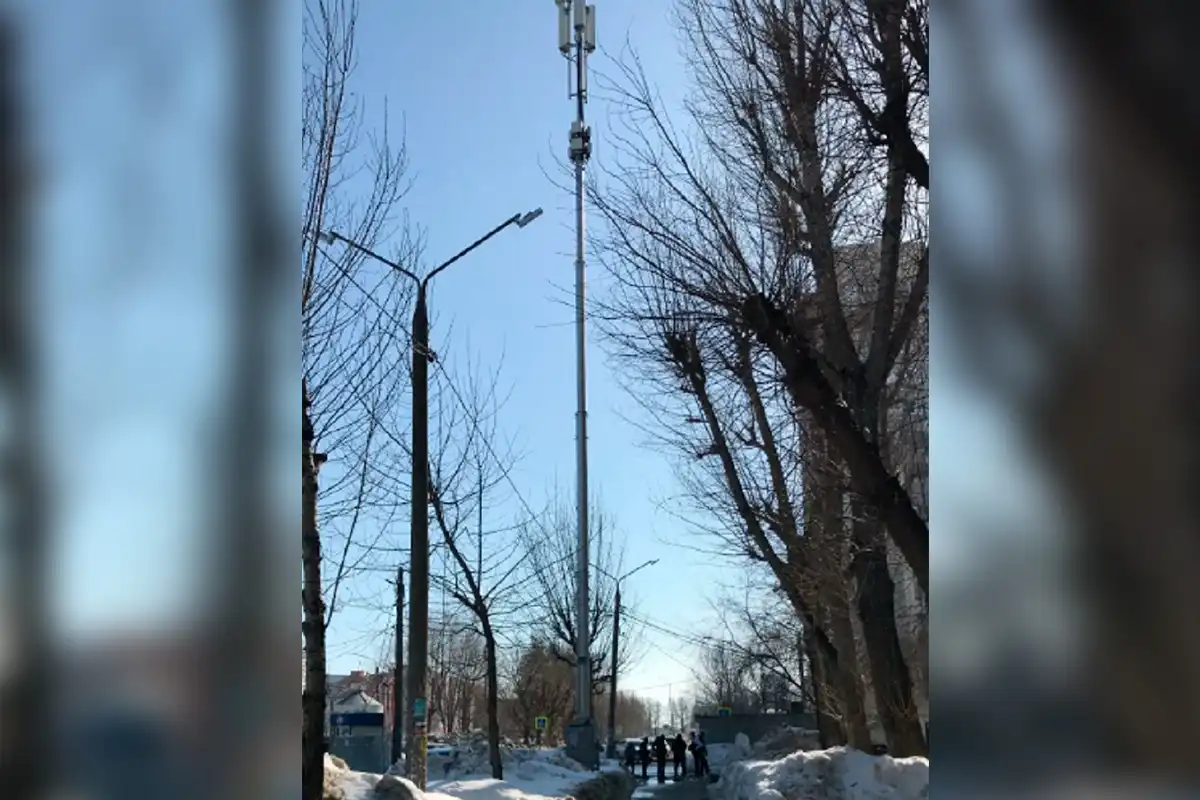 базовая станция связи на Зорге в Казани