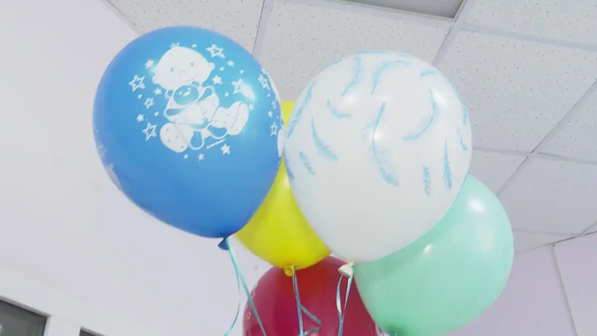 воздушные шары выписка из роддома