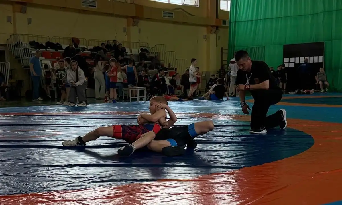 Борцы спортшколы «Динамо» на турнире по греко-римской борьбе памяти Героя Советского Союза Дмитрия Привалова