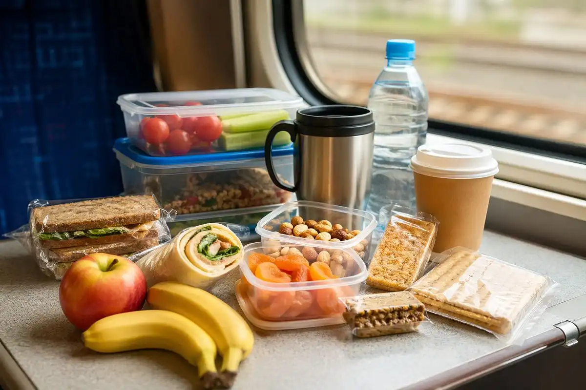 еда в поезде