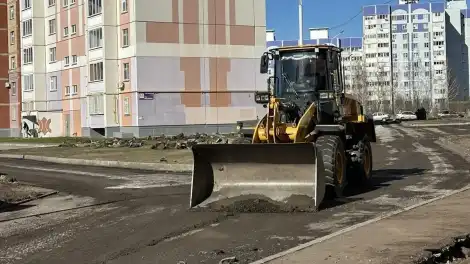 Во дворе дома на Сююмбике в Нижнекамске начали ремонт по программе «Наш двор» - телеканал НТР 24