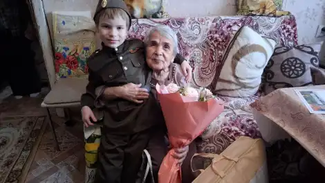 Ветеран Великой Отечественной войны Рукия Сахабутдинова отметила 95-летие - телеканал НТР 24