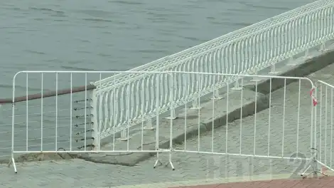 В Нижнекамске перекрыли проход на набережную - телеканал НТР 24