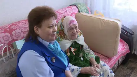 Ветеран тыла из Нижнекамска Зария Валиуллина отметила 94-летие - телеканал НТР 24