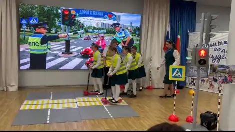 Юные нижнекамцы в финале республиканского конкурса безопасности - телеканал НТР 24