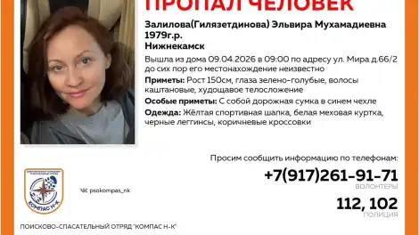 В Нижнекамске ищут женщину с дорожной сумкой в синем чехле - телеканал НТР 24