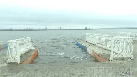 В Нижнекамском районе уровень воды в Каме составляет 55,9 метров - телеканал НТР 24