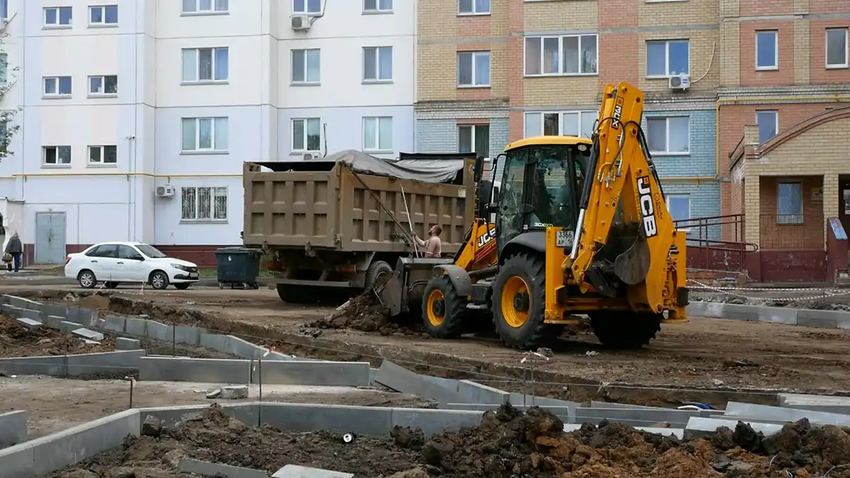 Ремонт по программе Наш двор в Нижнекамске
