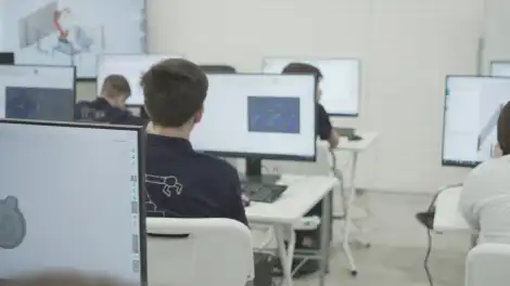 компьютер школьник студент монитор
