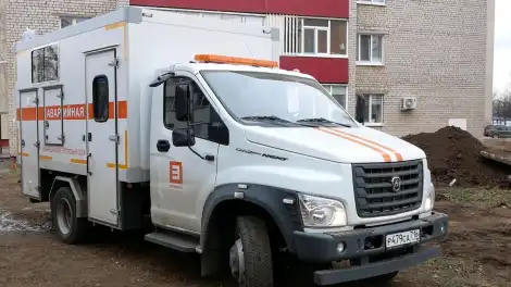 автомобиль аварийной службы Нижнекамских тепловых сетей Татэнерго