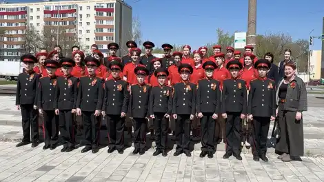 Кадеты Татарстанского кадетского корпуса ПФО именм Героя Советского Союза Гани Сафиуллина
