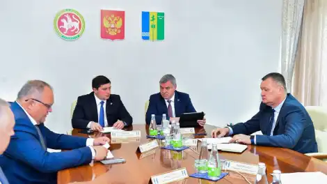 Радмир Беляев, Фарит Ханифов совещание