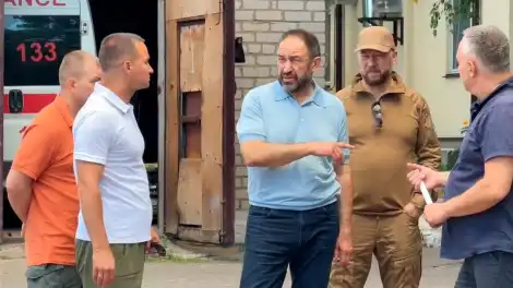 Алексей Песошин и Асгат Сафаров в ЛНР