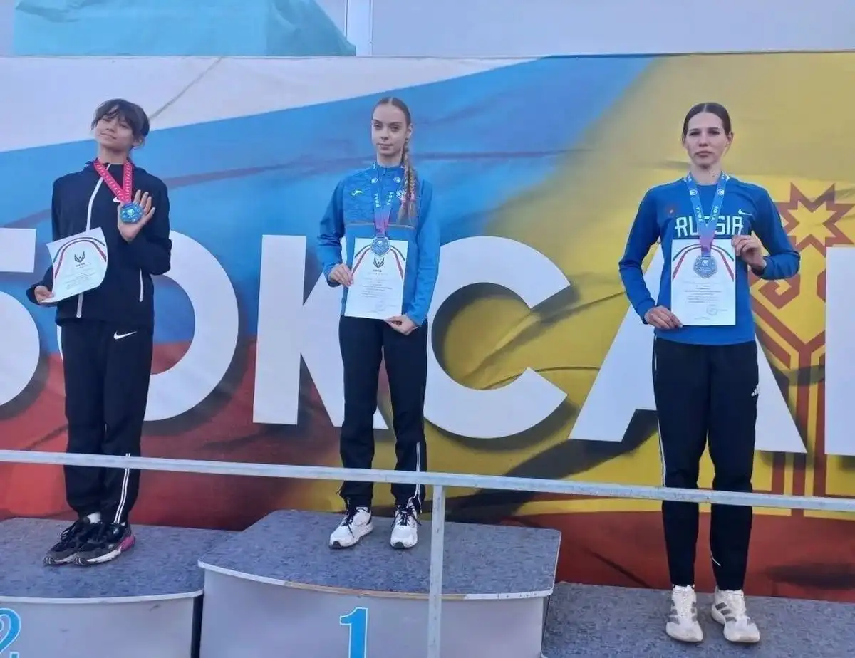 Сабина Назарова из Нижнекамске на первенстве России по лёгкой атлетике