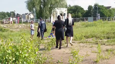 рейд на пляже