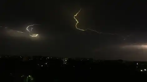 гроза ночь молния непогода