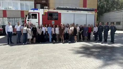 пожарные провели инструктаж
