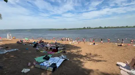 пляж, люди