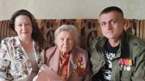 день рождения поздравление труженица тыла ветеран Лия Курмаева