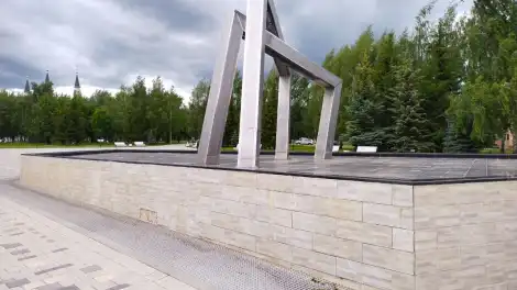 фонтан в сквере Лемаева в Нижнекамске