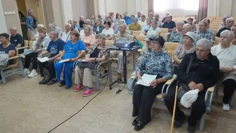 Занятие в Школе здоровья в Нижнекамске с Ириной Хрисановой
