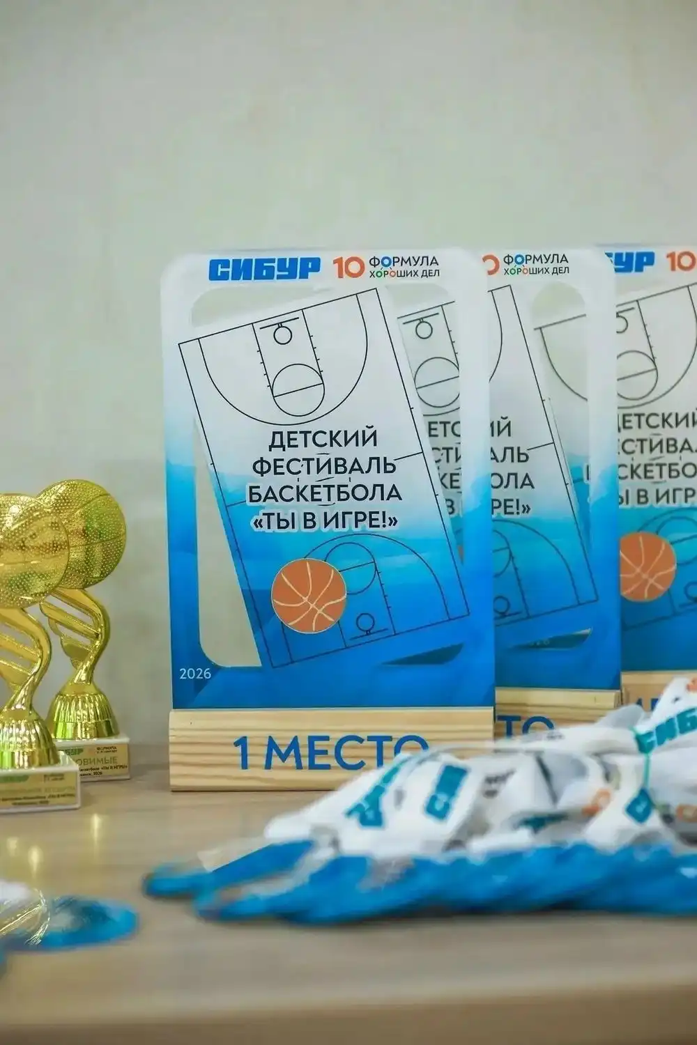 награды на детском фестивале баскетбола