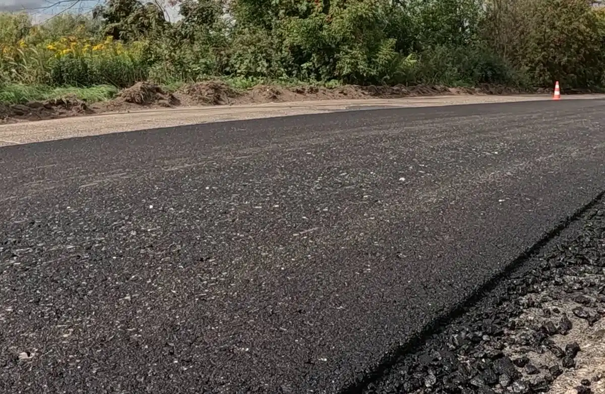 Отремонтированная дорога в Нижнекамске