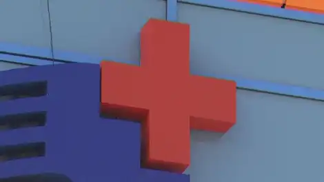 вывеска на ЦРБ Нижнекамска