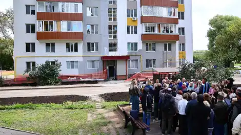 Дом на Чабьинской в Нижнекамске, куда попал БПЛА