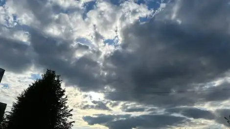 пасмурное небо с тучами