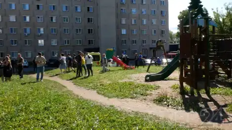 двор дома на Школьном бульваре