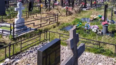кладбище, крест могилы